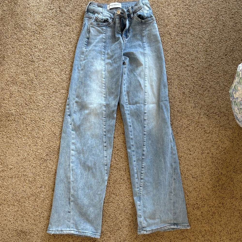 Flying Monkey Light Blue Flare Jeans
